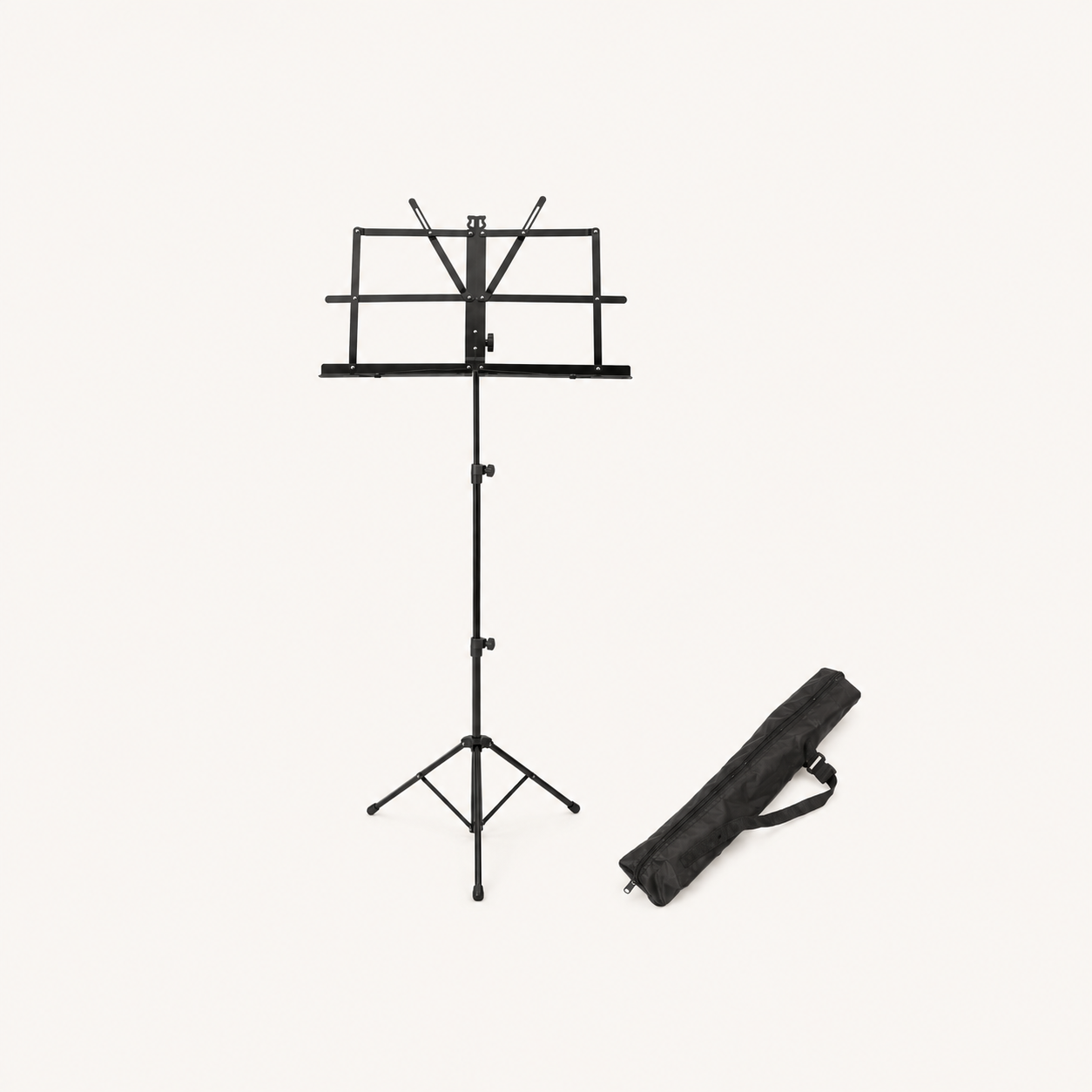 Portable Folding Sheet Music Stand with Carry Bag